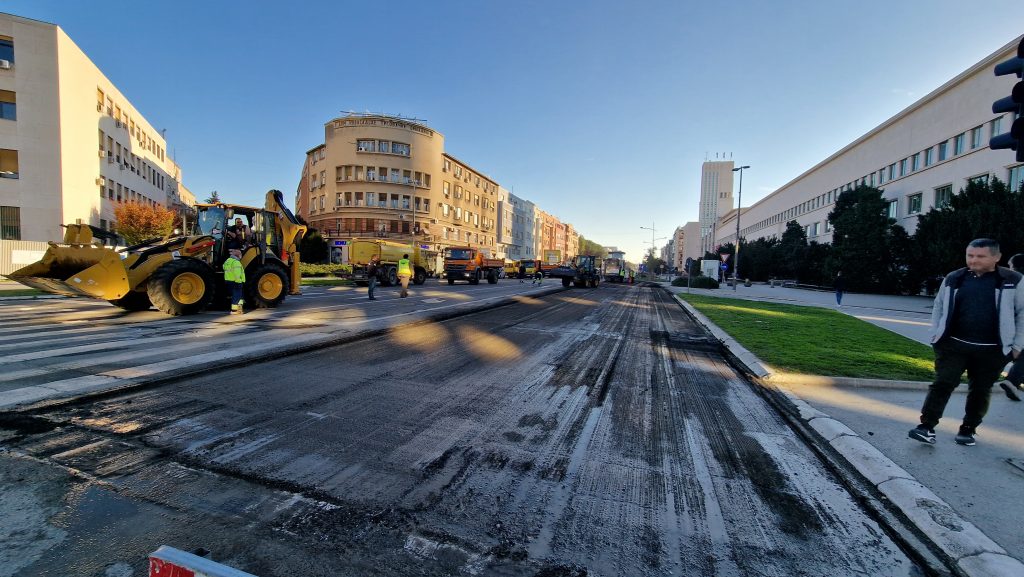 Novi Sad radovi Bulevar Mihajla Pupina