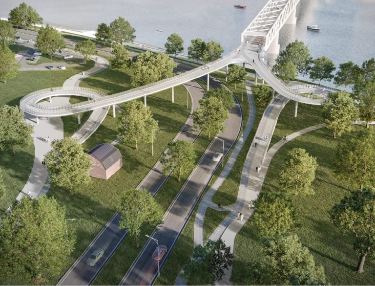pešačko biciklistički most Novi Sad