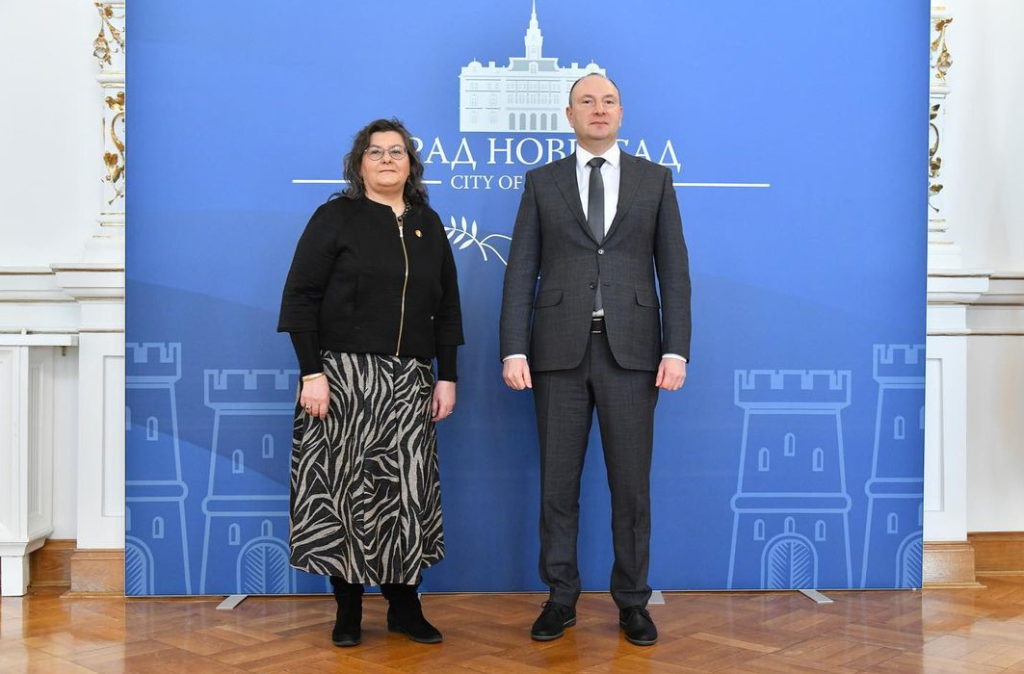 Milan Đurić i ambasadorka Rumunije