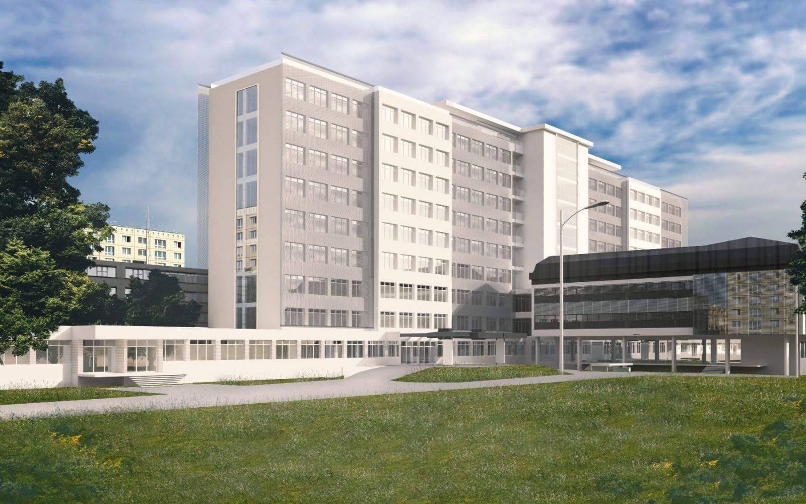 Opšta bolnica u Subotici, render, izvor: Grad Subotica