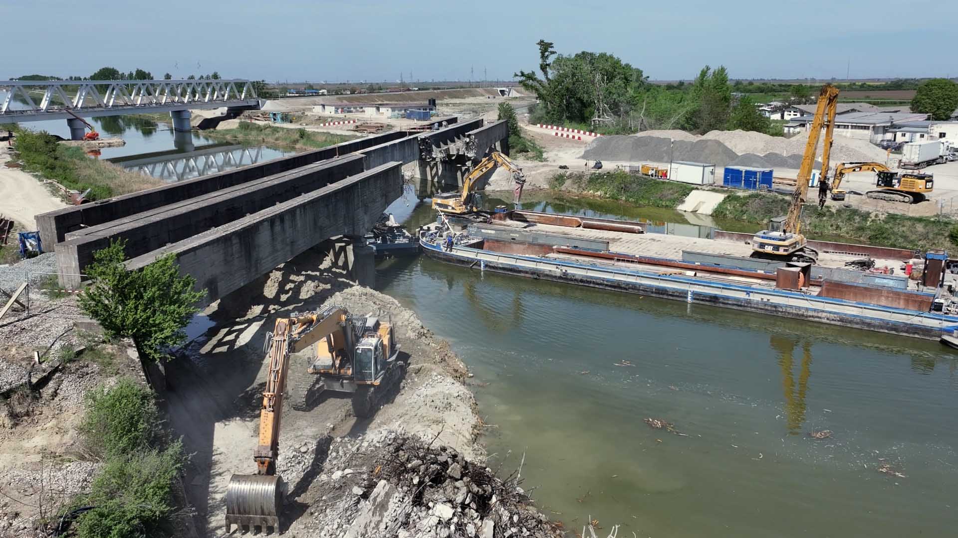 železnički most, kanal DTD