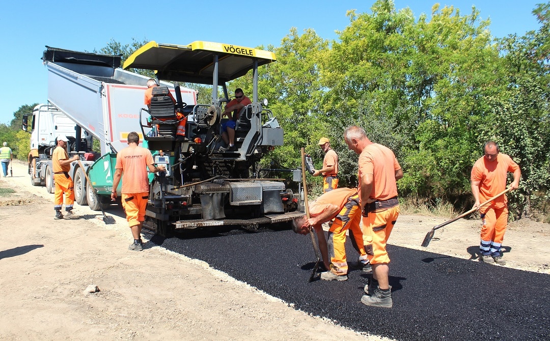 infrastuktura, rekonstrukcija puta, Sombor