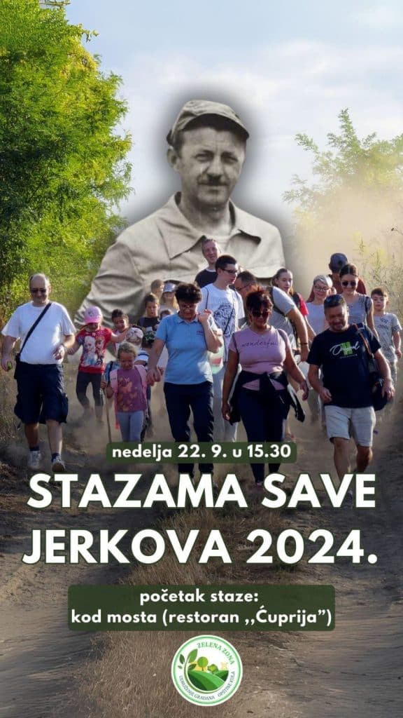 Akcija „Stazama Save Jerkova“ za vikend u Kuli