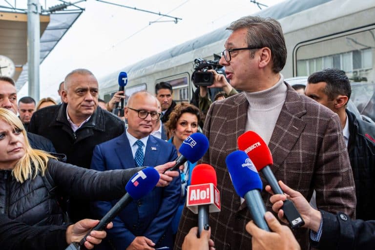 Vučić stigao vozom u Suboticu: Brza pruga gotova pre roka, novo poglavlje u istoriji Subotice