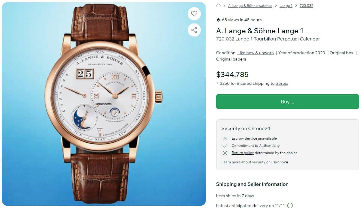 A. Lange & Söhne Lange 1