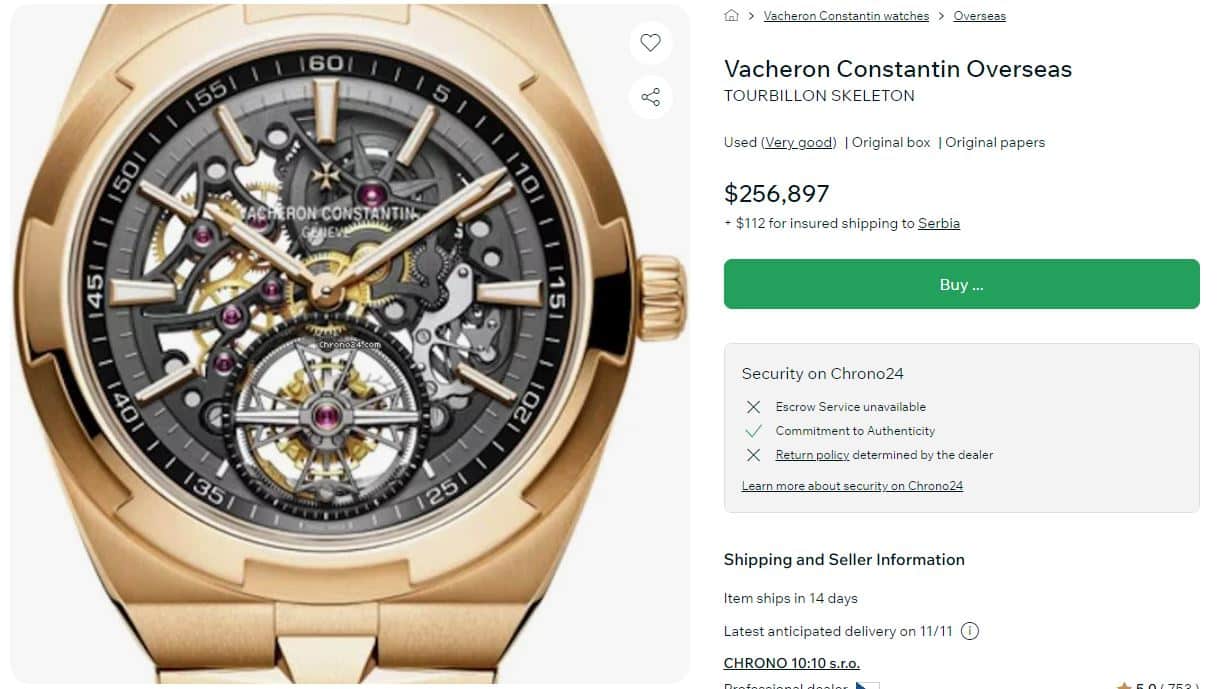 Vacheron Constantin Overseas