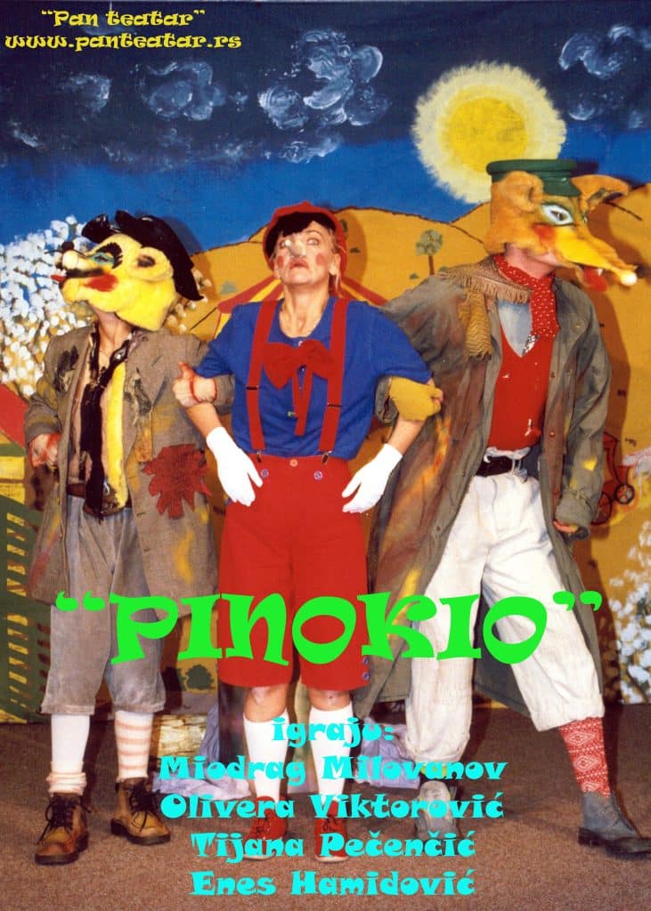 „Pinokio“ 17. oktobra u KC „Laza Kostić“