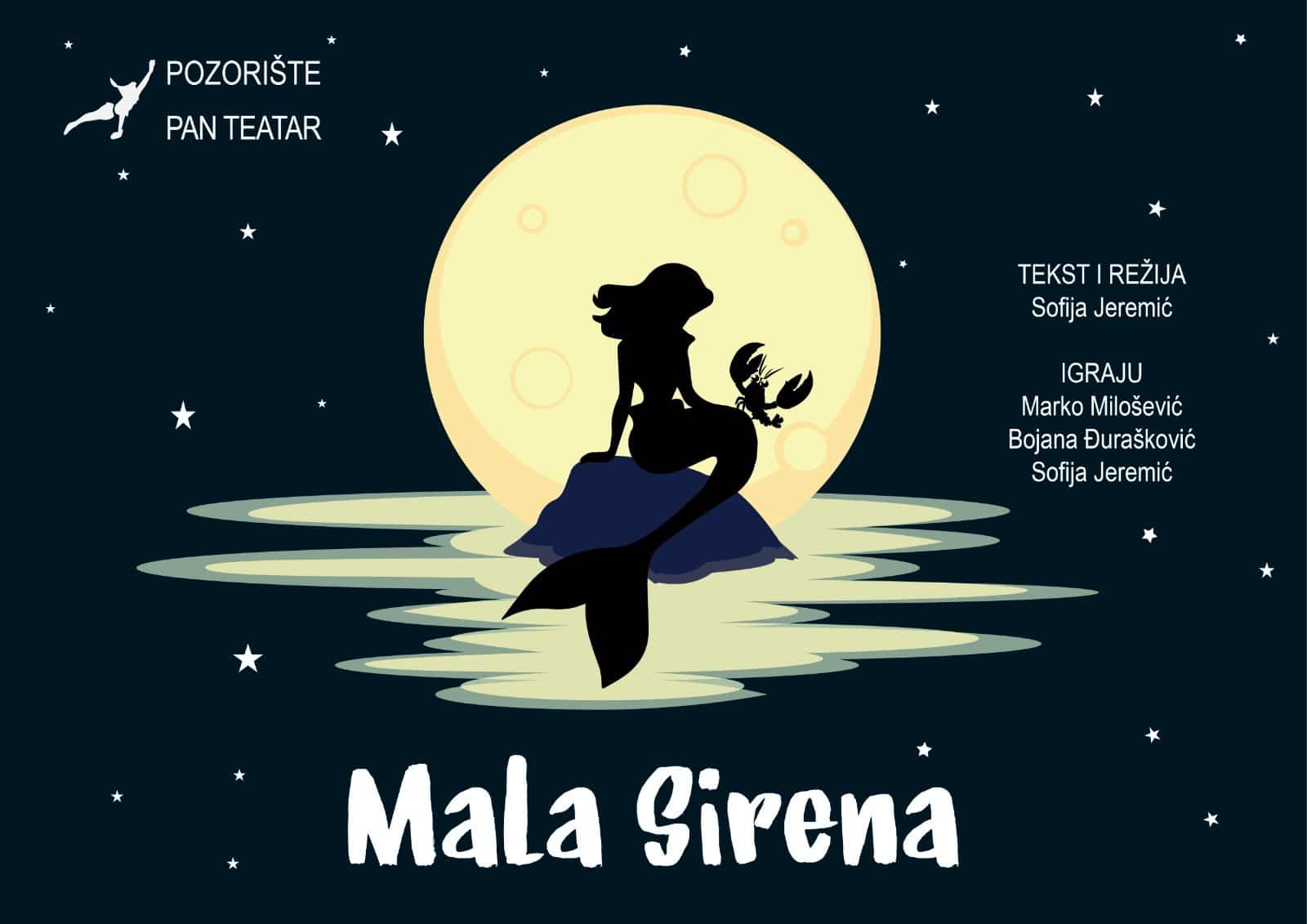 „Mala sirena“ 15. novembra u KC „Laza Kostić“