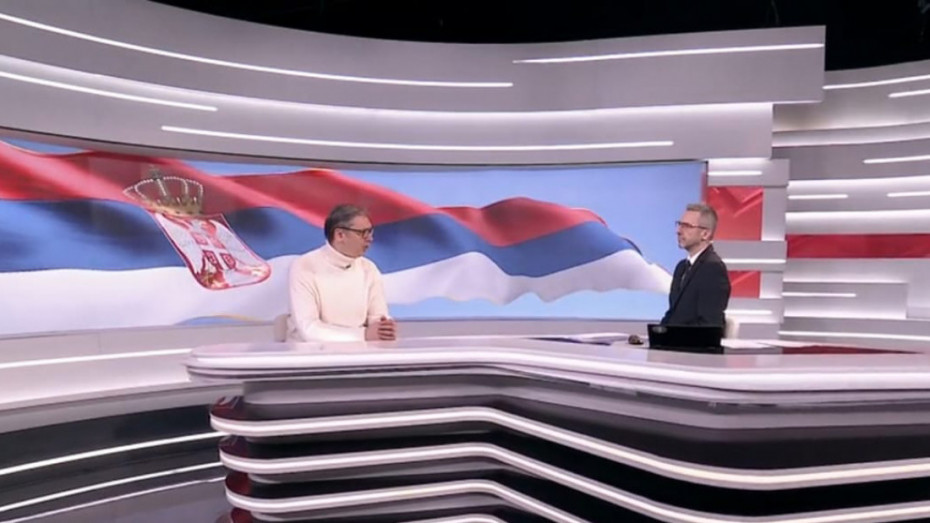 TV Prva Vučić preentscreen decembar 2024