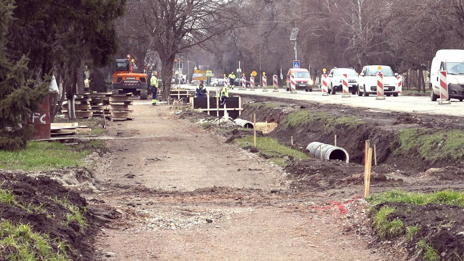 U toku radovi na rekonstrukciji dela puta u Crvenki