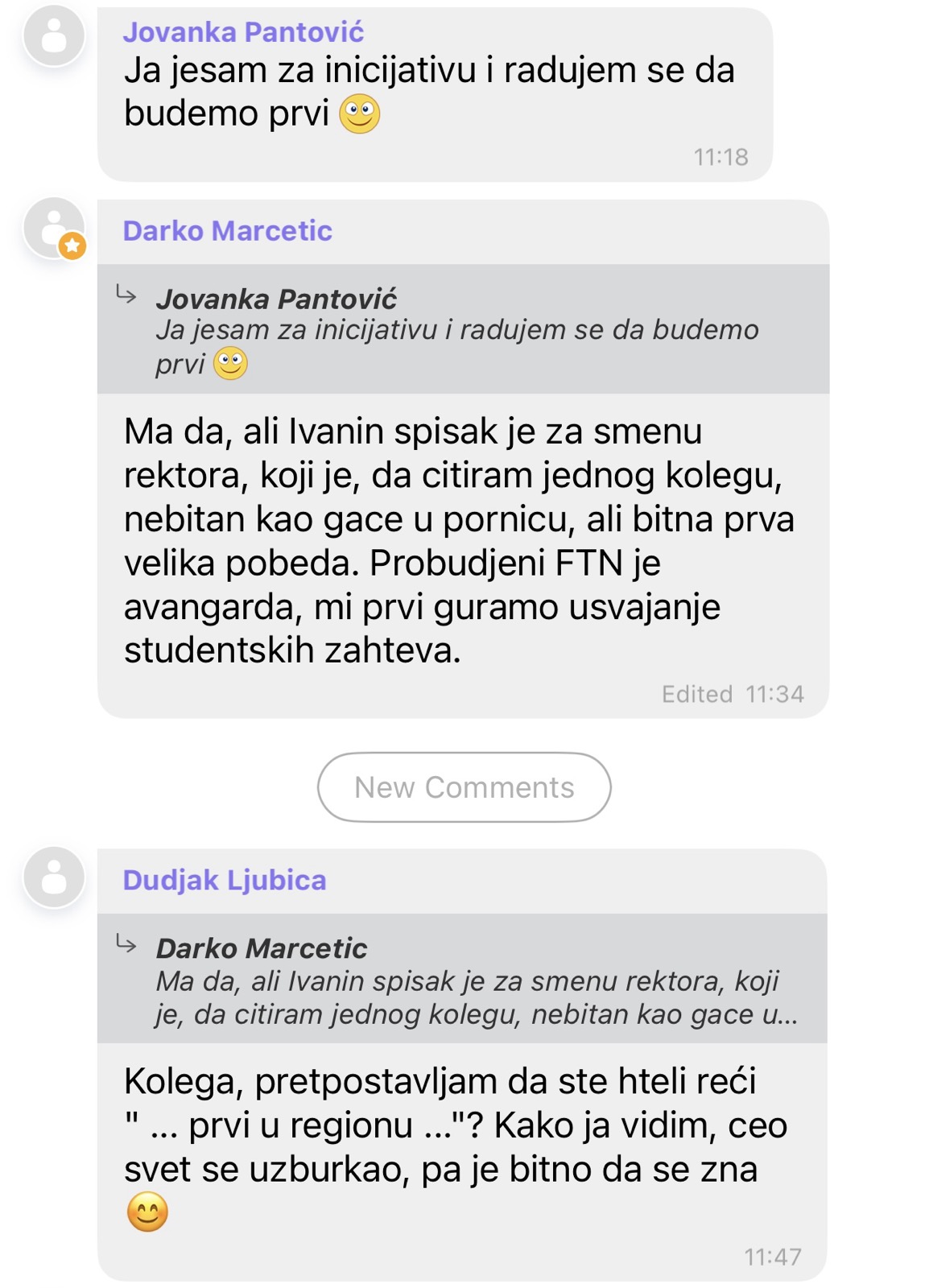 FTN viber grupa profesora preentscreen ustupljena fotografija