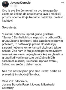 Đurović Rajak potvrdila pisanje našeg portala o odlasku Mirkova iz ZLF