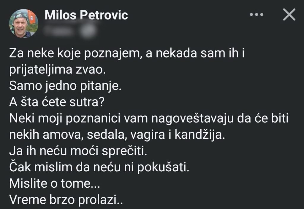 Profesor a poziva na nasilje?!