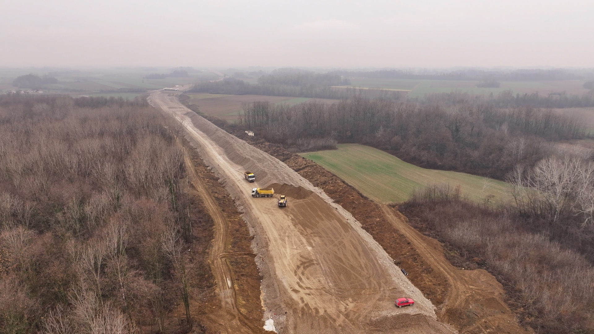 slepčević, badovinci brza saobraćajnica, radovi , infrastruktura, srem, Slepčević – Badovinci