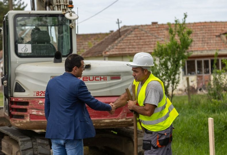 Zvanični početak izgradnje kanalizacije u naselju Strelište u Kikindi