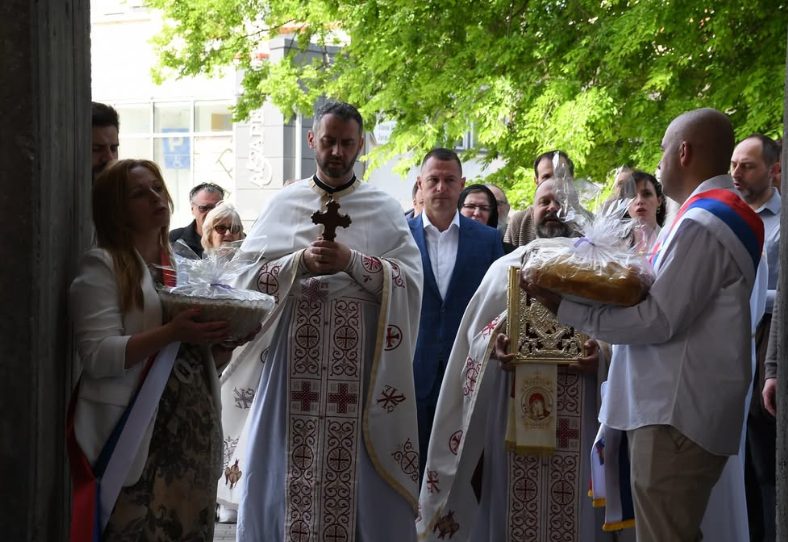 Predsednik opštine Vrbas Milan Glušac na obeležavanju Spasovdana