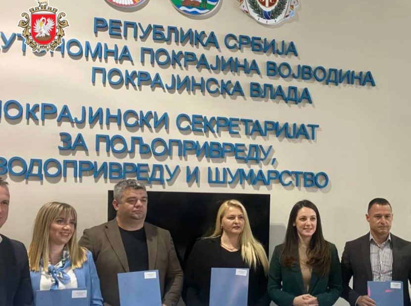 Potpisivanje ugovora o uređenju atarskih puteva Irig – Pokrajina