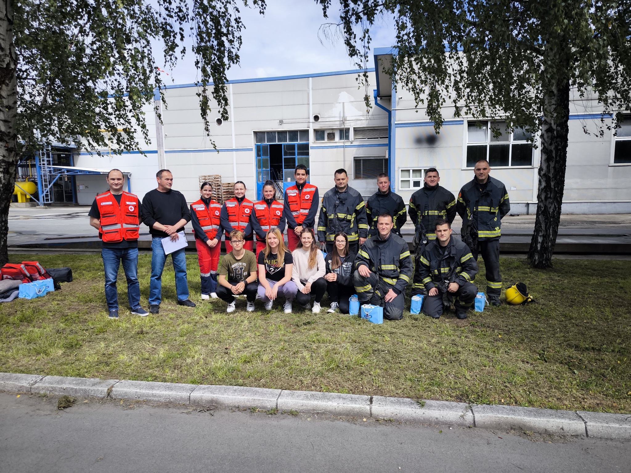 Realizovana pokazna vežba postupanja u slučaju požara i curenja amonijaka