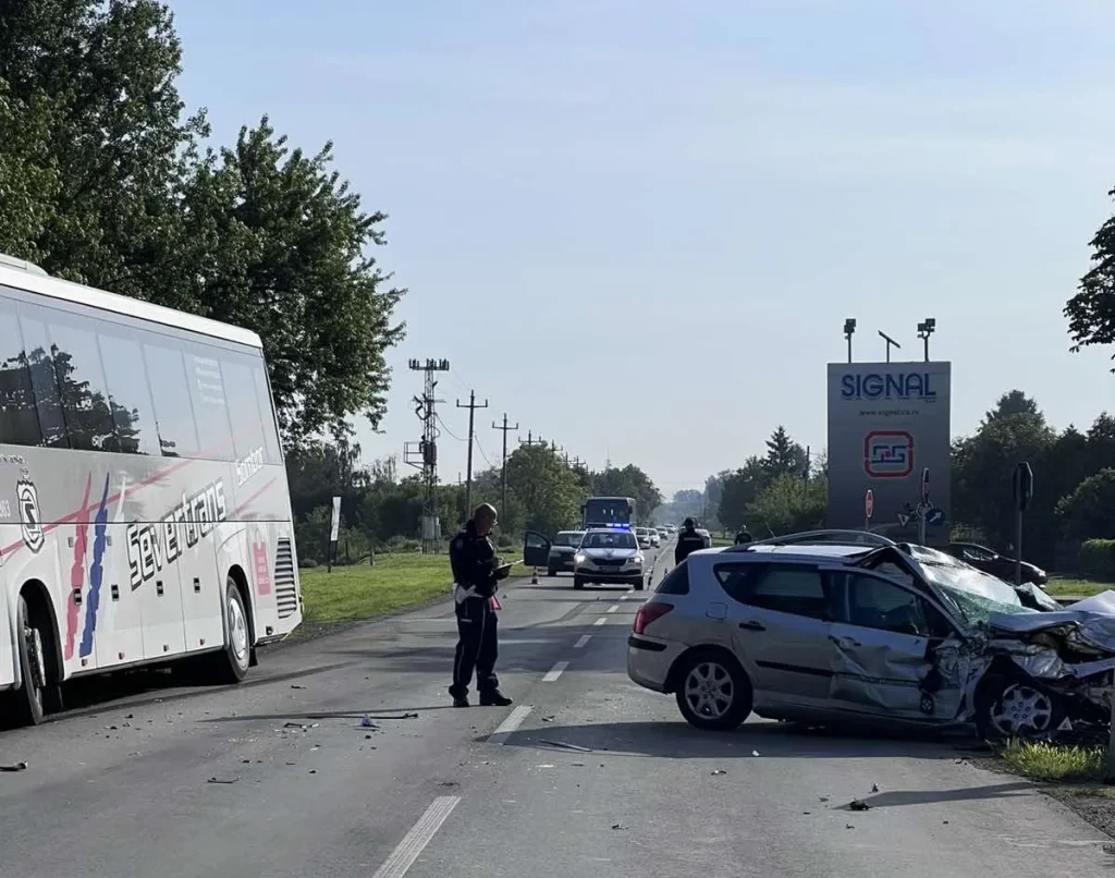 Lakša saobraćajna nezgoda kod “Signala”