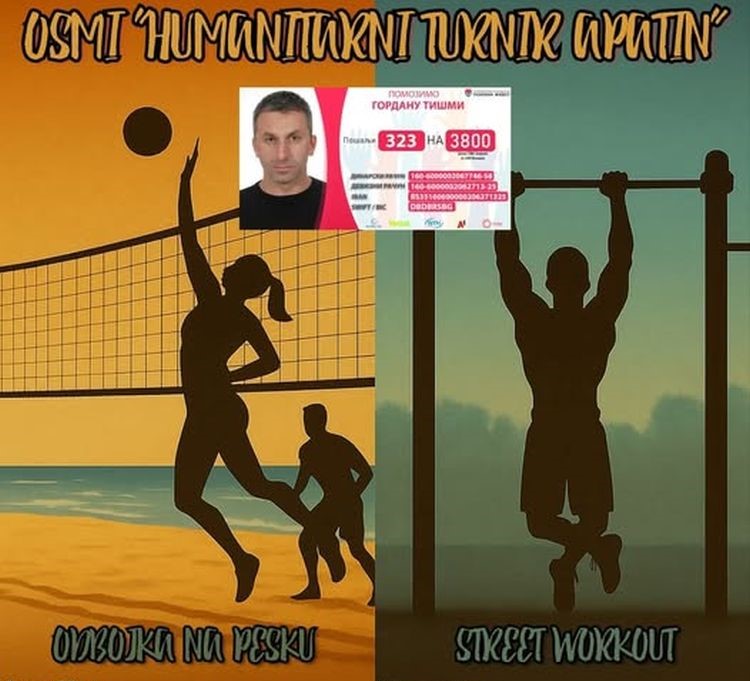 „Humanitarni turnir Apatin“ za Gordana Tišmu 12. i 13. jula