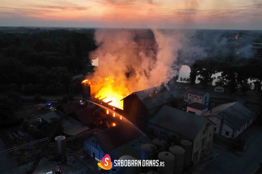 Saopštenje štaba za vanredne situacije povodom požara