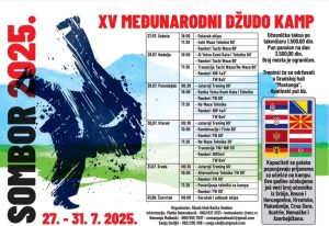 Međunarodni džudo kamp od 27. jula u Somboru
