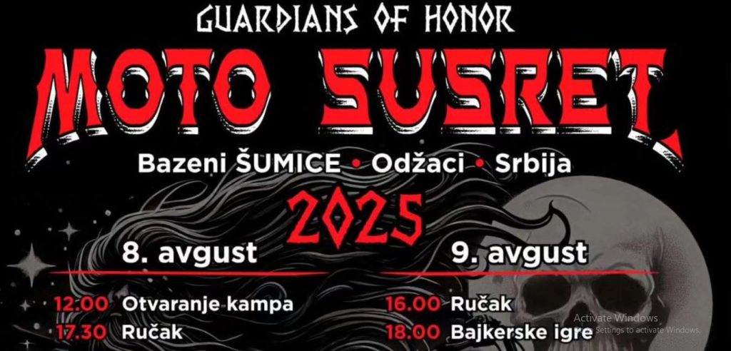 Odžaci: „Moto susret“ 8. i 9. avgusta