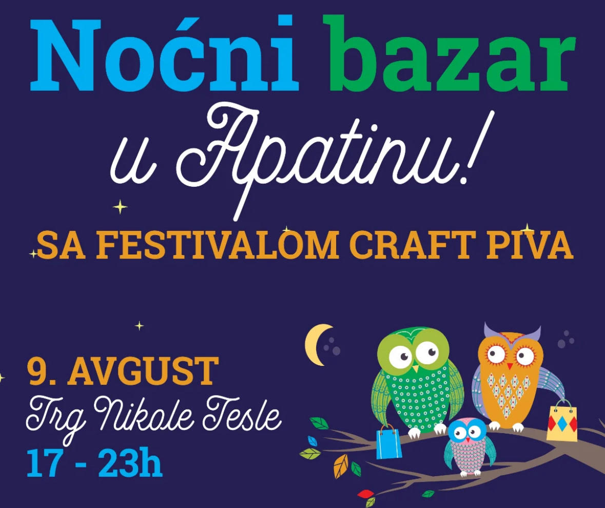 „Noćni bazar u Apatinu“ 9. avgusta