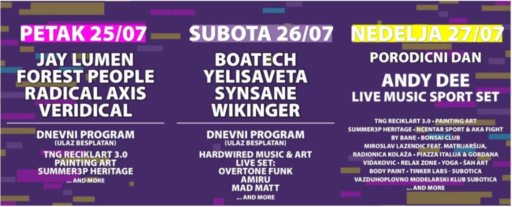 23. izdanje festivala „Summer 3p“ održaće se na prostoru „Druge kasarne“