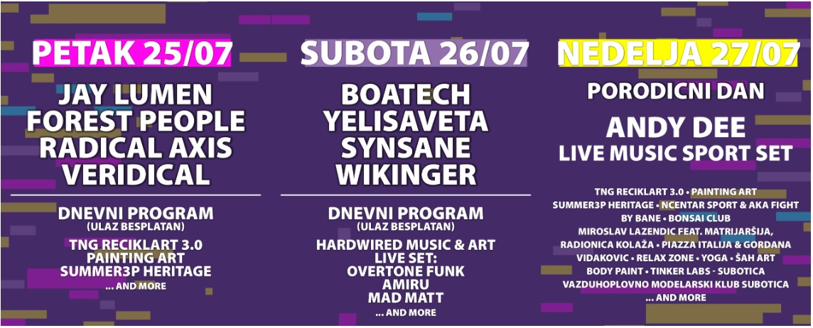 23. izdanje festivala „Summer 3p“ održaće se na prostoru „Druge kasarne“