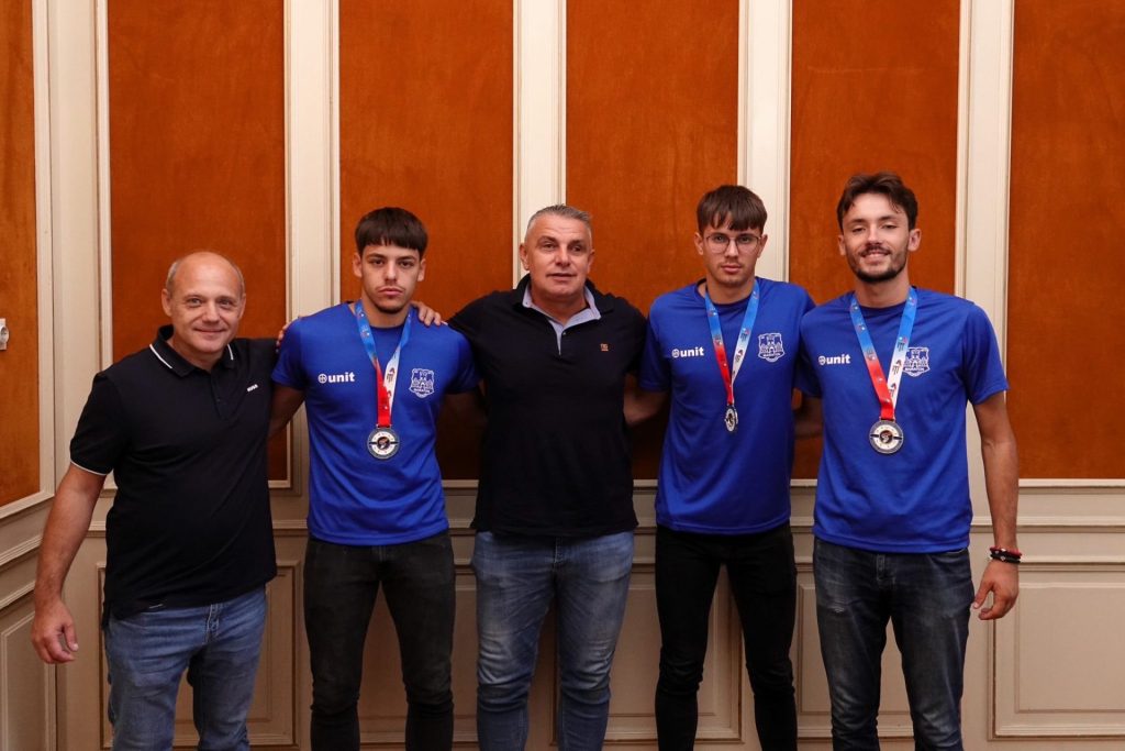 Upriličen prijem za zlatne atletičare AK „Maraton" Sombor