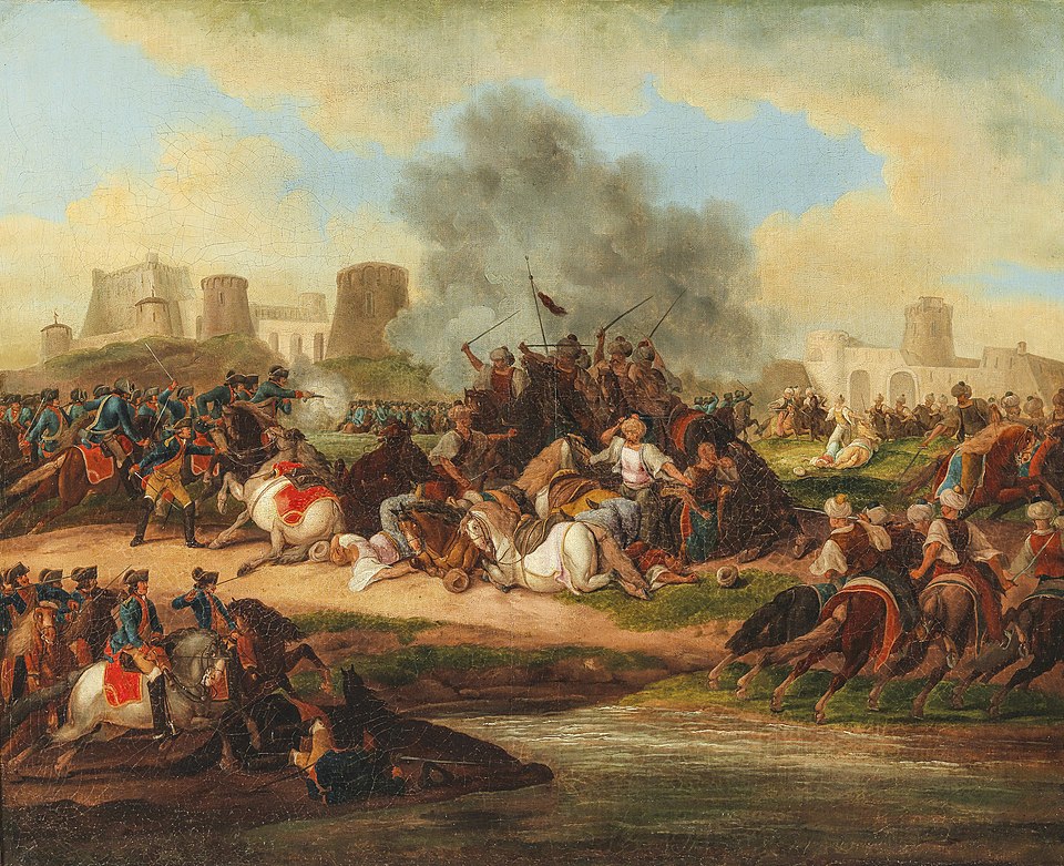 Bitka kod Petrovaradina 1716, slika u javnom domenu (Georg Philipp Rugendas) Battle of Petrovaradin 1716, public domain 